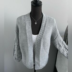 Open-front Cardigan Sweater